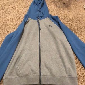 Zip up fox hoodie